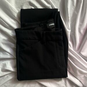 Express Super Soft Twill Skinny High Rise Black 6R